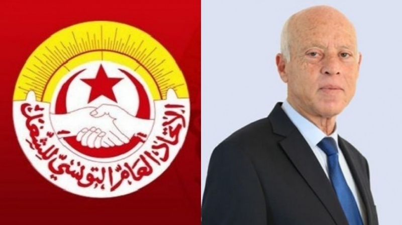 موقف اتحاد الشغل من قيس سعيّد