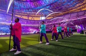 تدريب المتطوعين لمونديال قطر 2022 في ملعب لوسيل