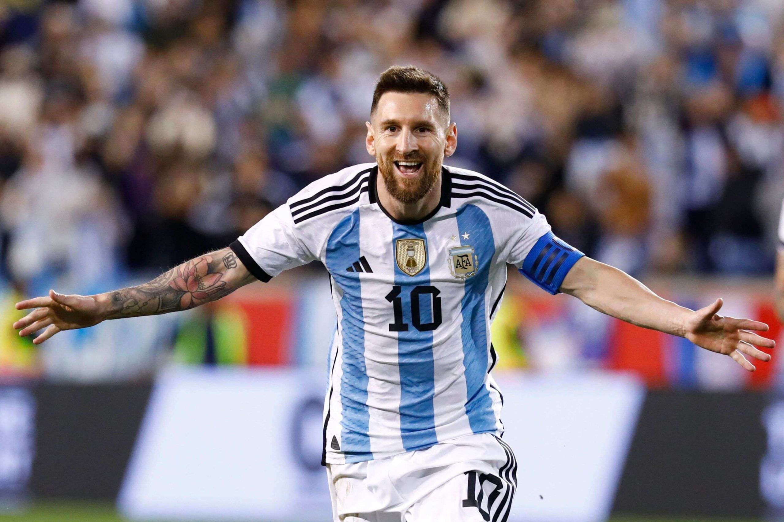 ليونيل ميسي قائد منتخب الأرجنتين لكرة القدم