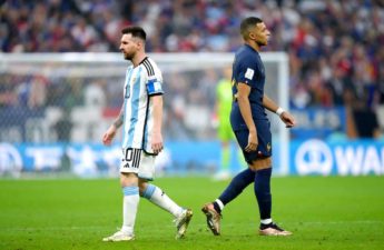 ليونيل ميسي وكيليان مبابي في نهائي مونديال قطر