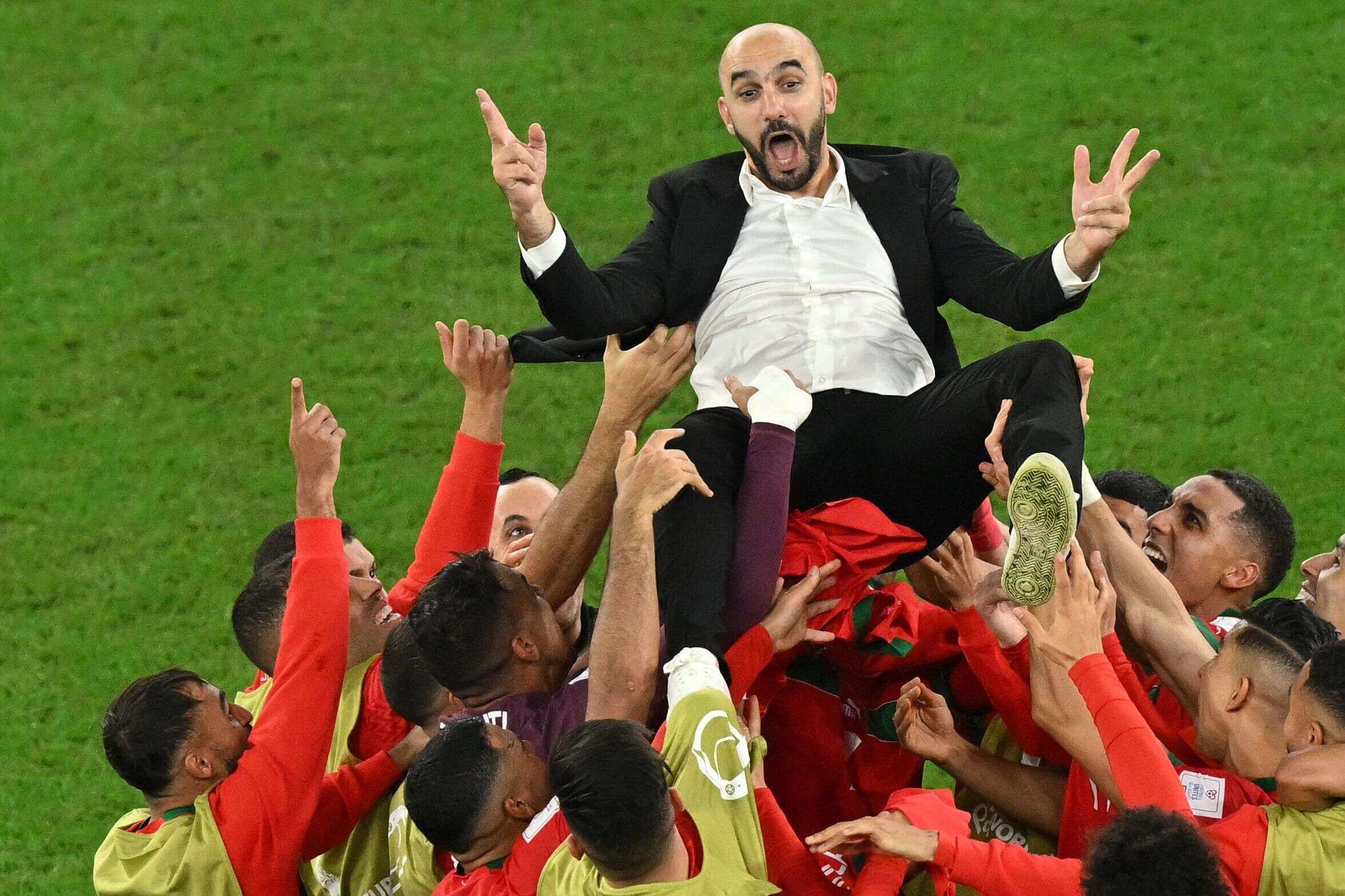 مدرب المنتخب المغربي وليد الركراكي