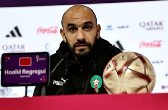 مدرب المنتخب المغربي لكرة القدم وليد الركراكي
