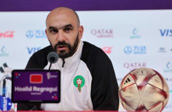 مدرب المنتخب المغربي وليد الركراكي