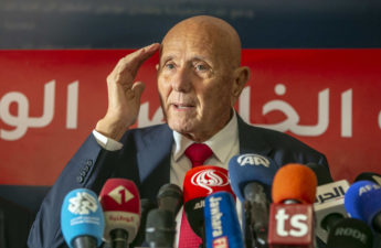 رئيس جبهة الخلاص الوطني (معارضة) التونسية، أحمد نجيب الشابي
