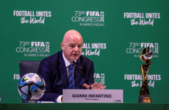 جاني إنفانتينو رئيس الاتحاد الدولي لكرة القدم (الفيفا)