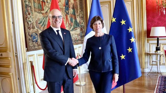 الاجتماع بين وزير الخارجية التونسي ونظيرته الفرنسية
