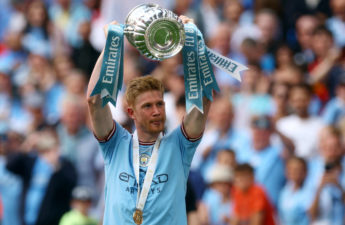 كيفن دي بروين لاعب وسط مانشستر سيتي