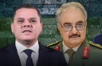 خليفة حفتر وعبد الحميد الدبيبة