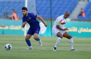 من مباراة الزمالك والاتحاد المنستيري