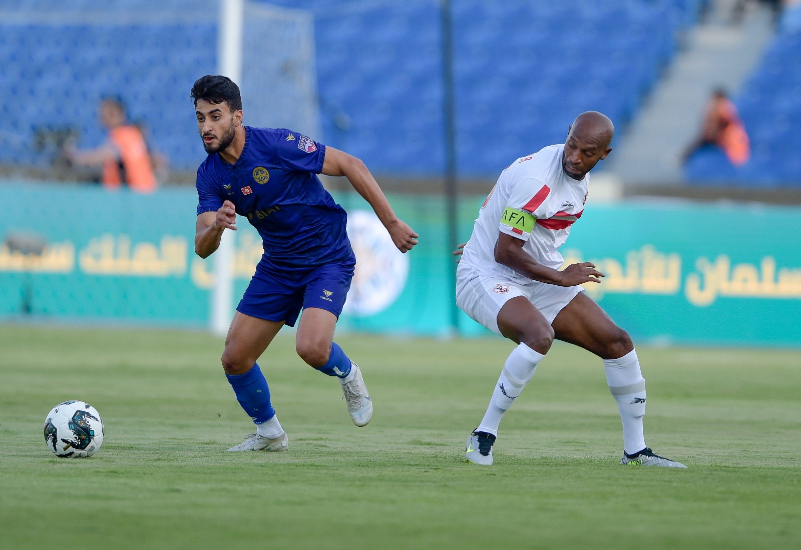 من مباراة الزمالك والاتحاد المنستيري