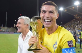 قاد البرتغالي كريستيانو رونالدو كتيبة النصر للتتويج