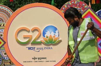 قمة مجموعة العشرين التي تعقد في دلهي