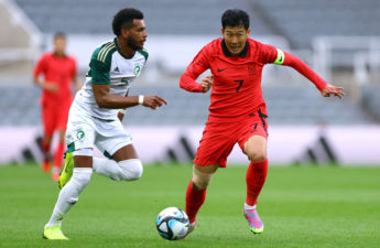 المنتخب السعودي أمام نظيره الكوري الجنوبي