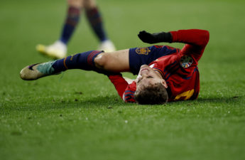 إصابة غافي مع منتخب إسبانيا
