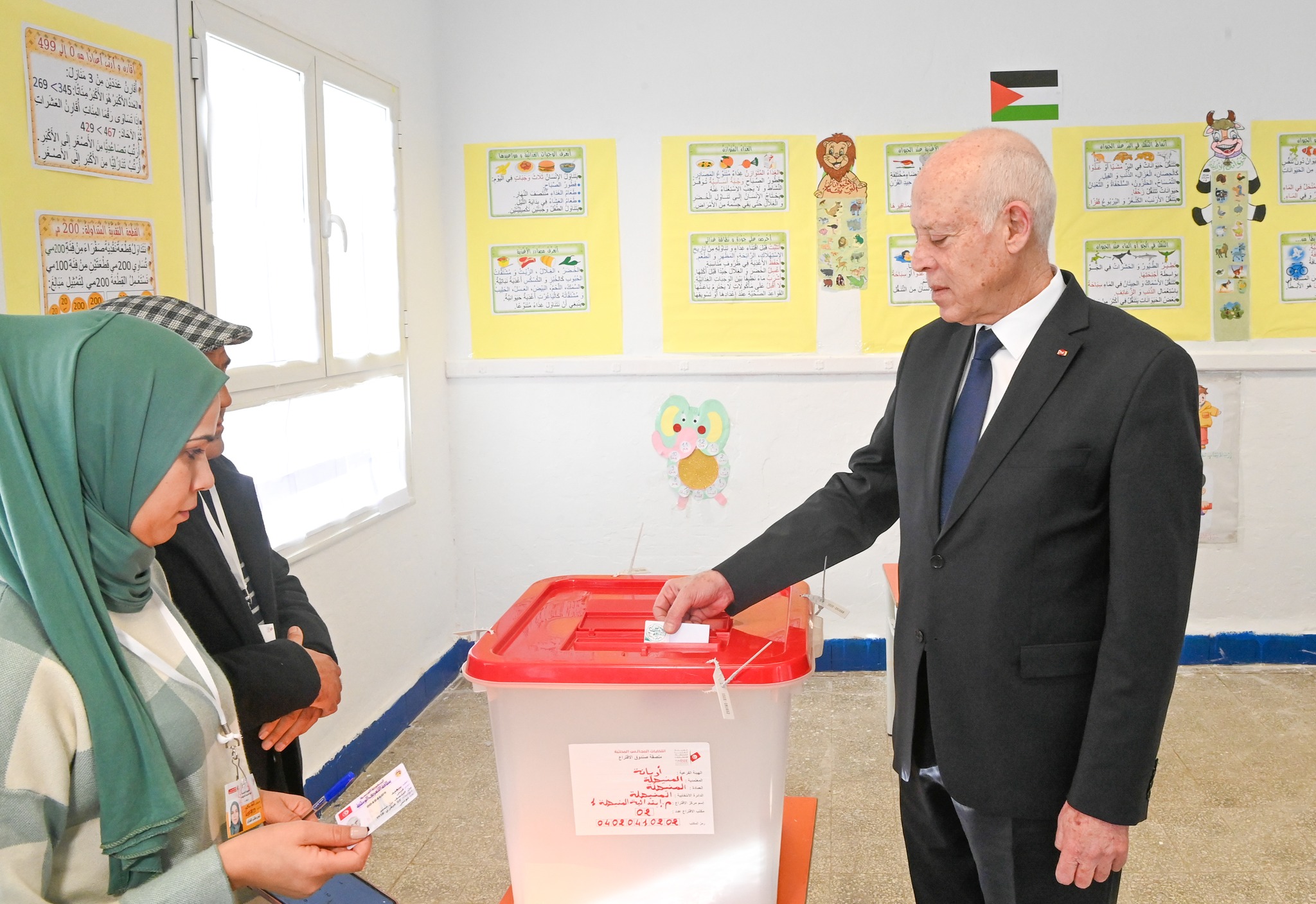 الرئيس التونسي قيس سعيّد ينتخب