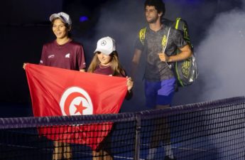 لاعب كرة المضرب التونسي محمد عزيز دوغاز