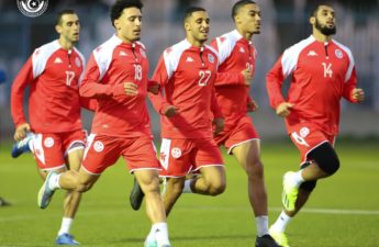 لاعبو المنتخب التونسي لكرة القدم