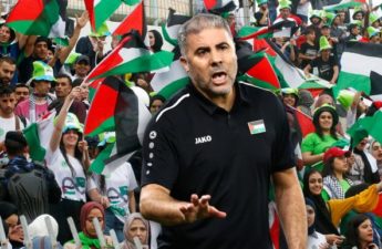 يقود منتخب فلسطين في البطولة مدربه التونسي مكرم دبوب