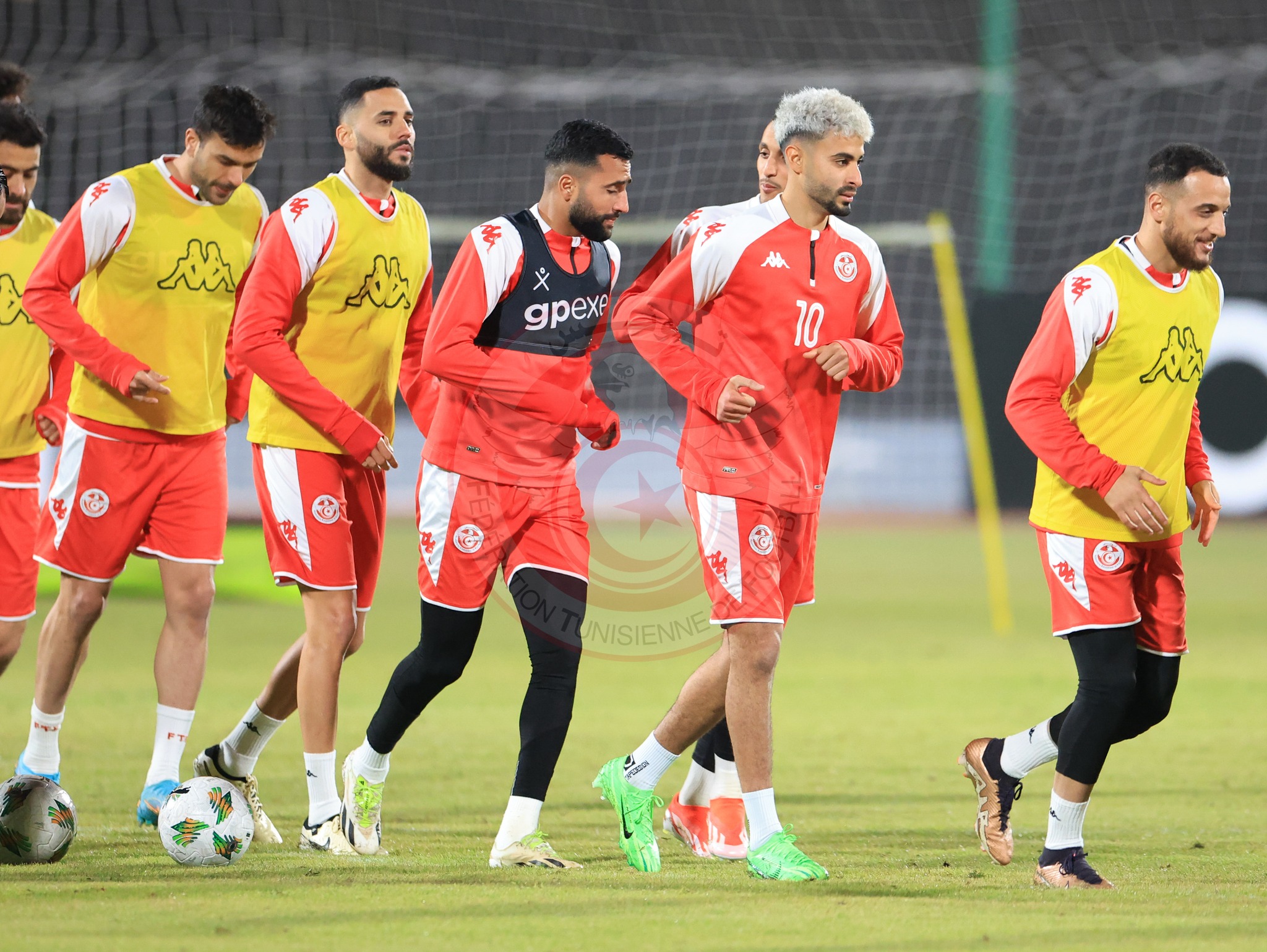 لاعبو المنتخب التونسي لكرة القدم