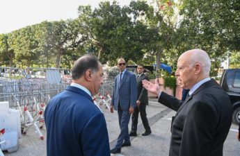 أدى رئيس الجمهورية قيس سعيد مساء اليوم زيارة غير معلنة إلى وزارة الداخلية
