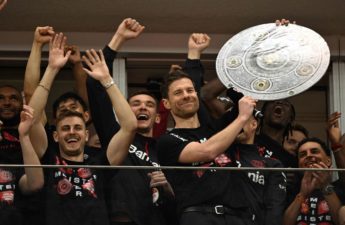 توّج بايرن ليفركوزن بلقب الدوري الألماني لكرة القدم