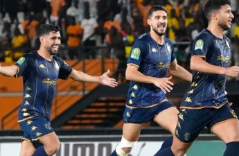 فرحة لاعبي الترجي الرياضي التونسي