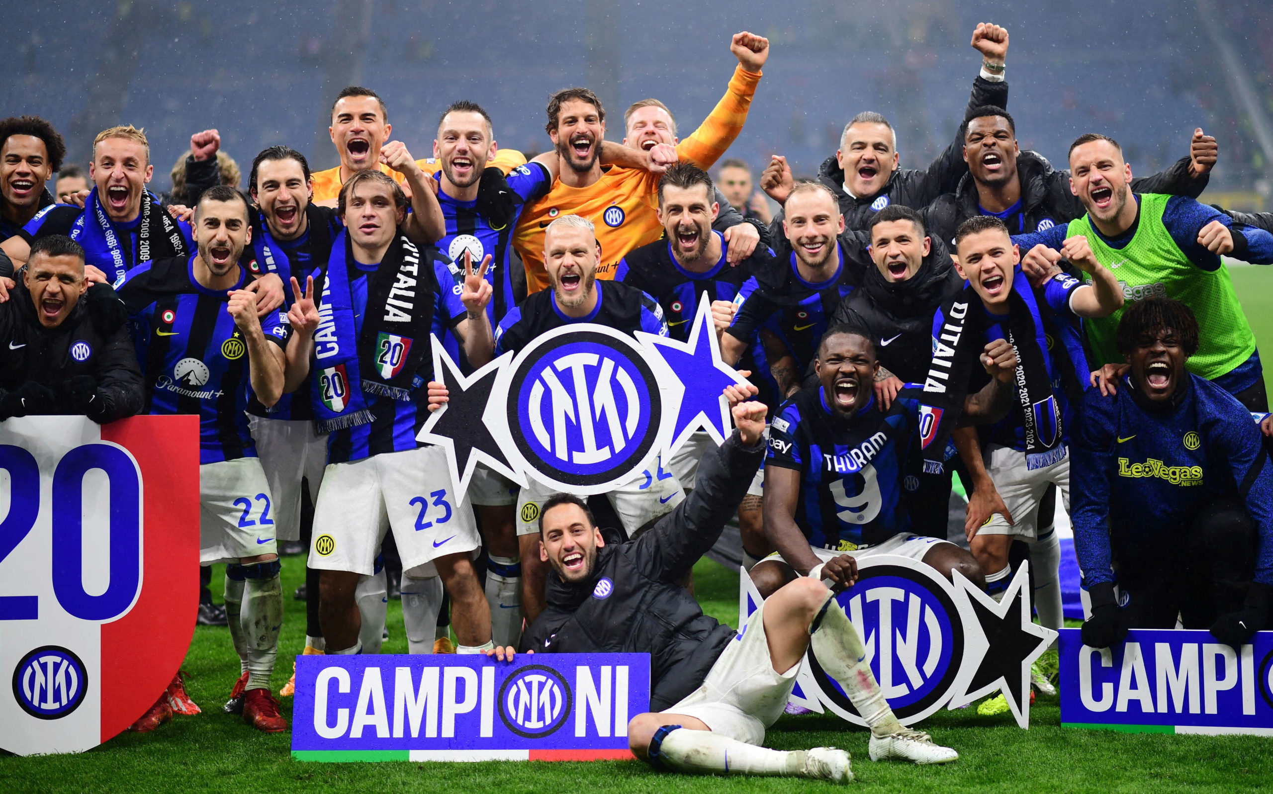 توج إنتر بلقبه 20 في دوري الدرجة الأولى الإيطالي