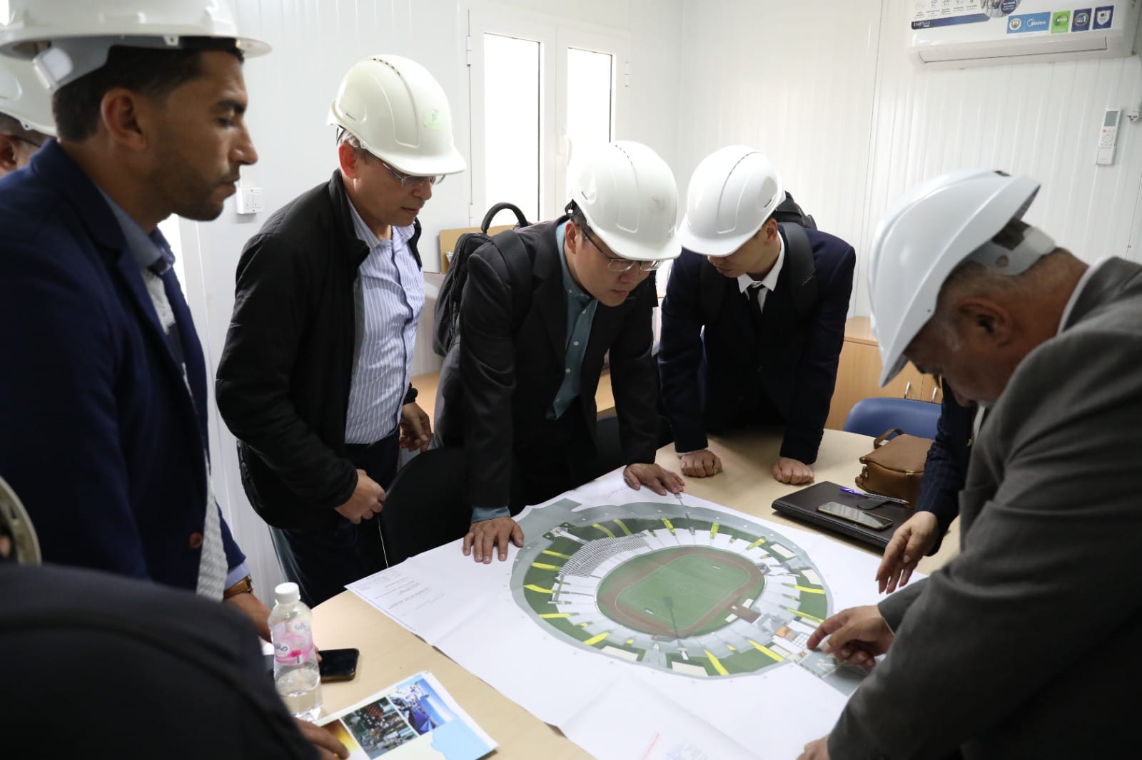 مشروع ترميم الملعب الأولمبي بالمنزه في إطار التعاون بين الجمهورية التونسية وجمهورية الصين