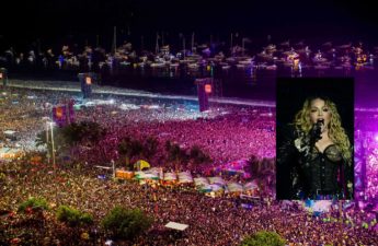 أحيت النجمة الأميركية مادونا حفلة موسيقية مجانية على شاطئ كوباكابانا