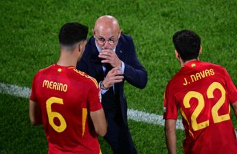 مدرب المنتخب الإسباني لكرة القدم لويس دي لا فوينتي