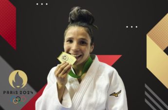 لاعبة الجيدو التونسية أميمة البديوي