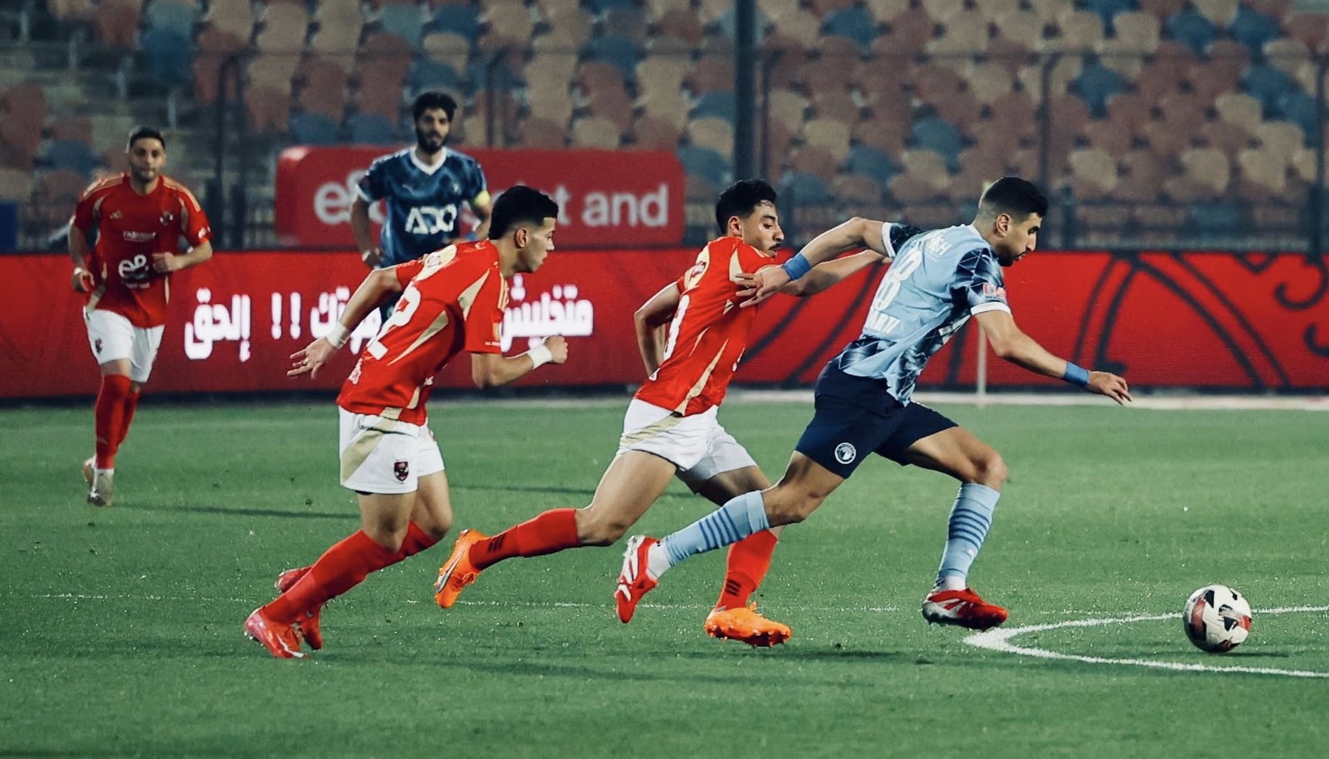 مباراة بيراميدز مع الأهلي