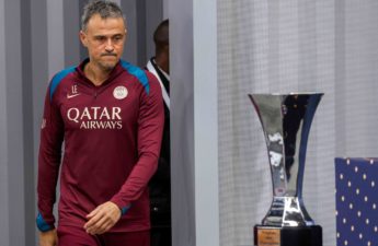 الإسباني لويس إنريكي المدير الفني لنادي باريس سان جيرمان