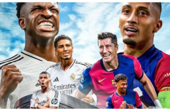 شلونة سحق ريال مدريد برباعية نظيفة في معقله سانتياغو برنابيو في أكتوبر الماضي