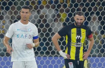 النجمين الفرنسي كريم بنزيمة والبرتغالي كريستيانو رونالدو
