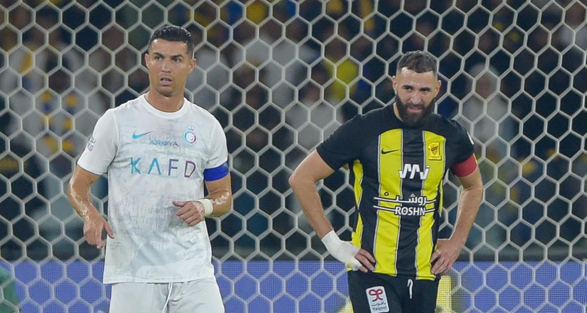 النجمين الفرنسي كريم بنزيمة والبرتغالي كريستيانو رونالدو