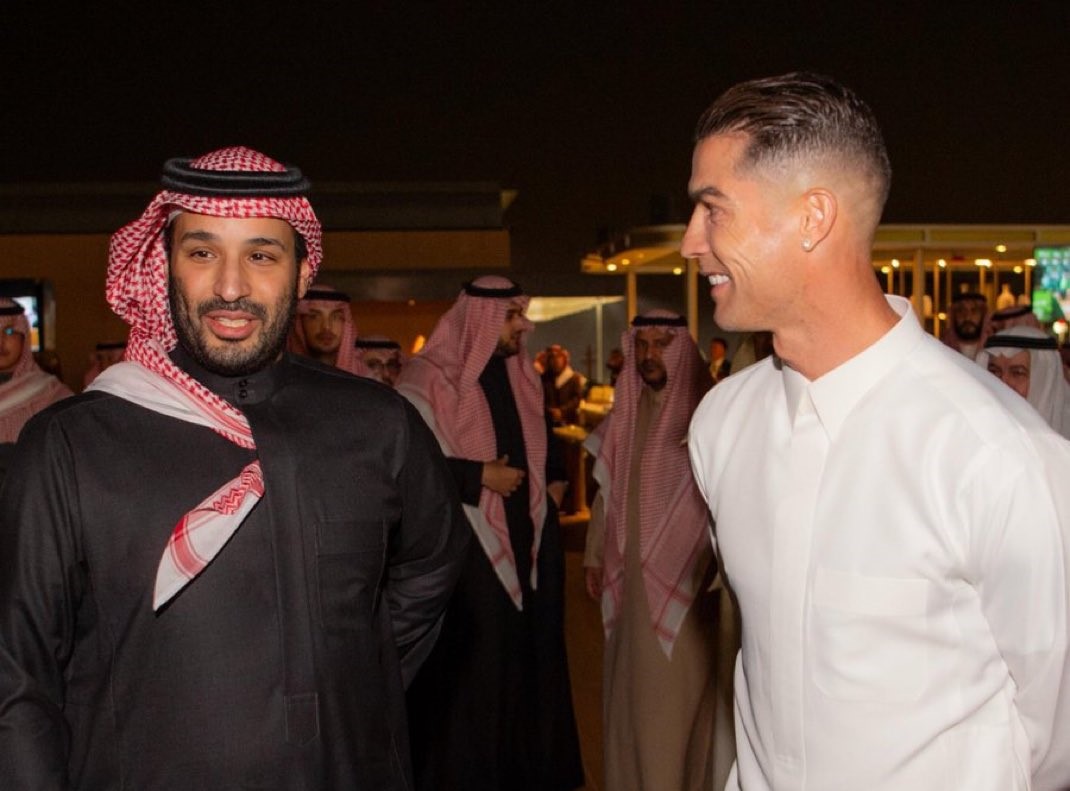 كريستيانو رونالدو يلتقي محمد بن سلمان