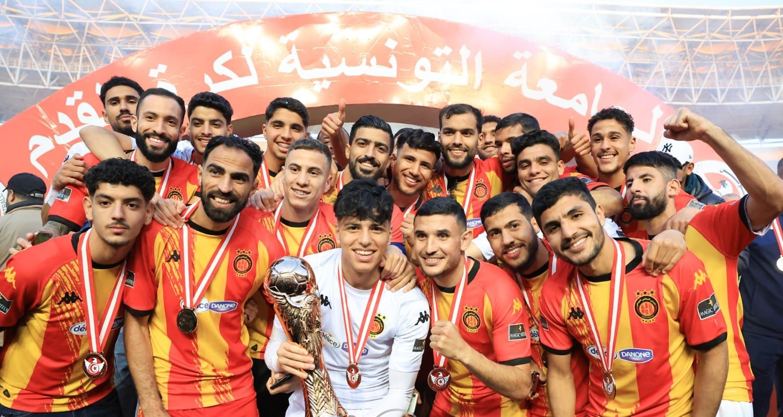 توج الترجي الرياضي التونسي بالنسخة 22 من بطولة كأس السوبر التونسي