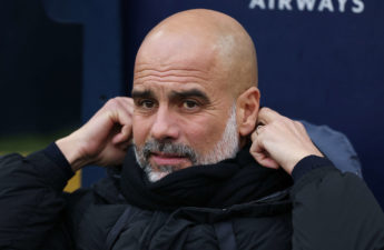 مدرب مانشستر سيتي الإنجليزي، الإسباني بيب غوارديولا