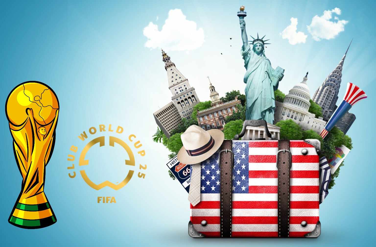الولايات المتحدة ستنظم كأس العالم للأندية 2025 وكأس العالم لكرة القدم 2026