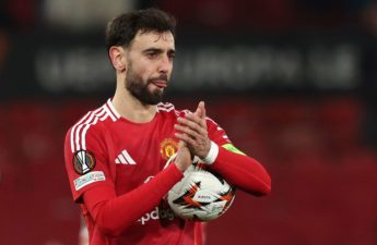 قائد مانشستر يونايتد، البرتغالي برونو فرنانديش