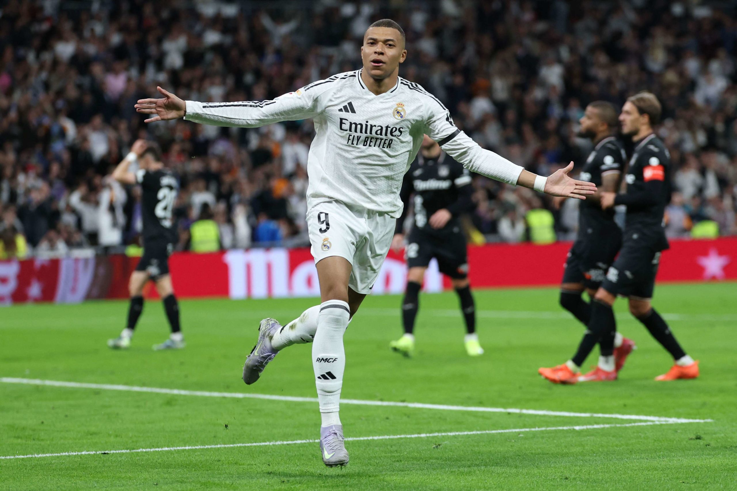 مهاجم ريال مدريد، ثاني الدوري الاسباني لكرة القدم، الفرنسي كيليان مبابي