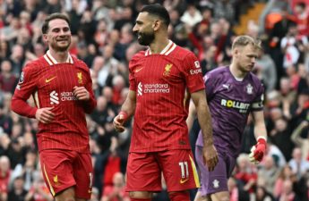 ثنائية للمصري محمد صلاح