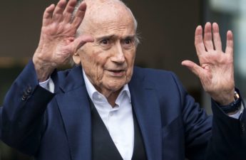 السويسري جوزيف بلاتر الرئيس السابق للاتحاد الدولي لكرة القدم