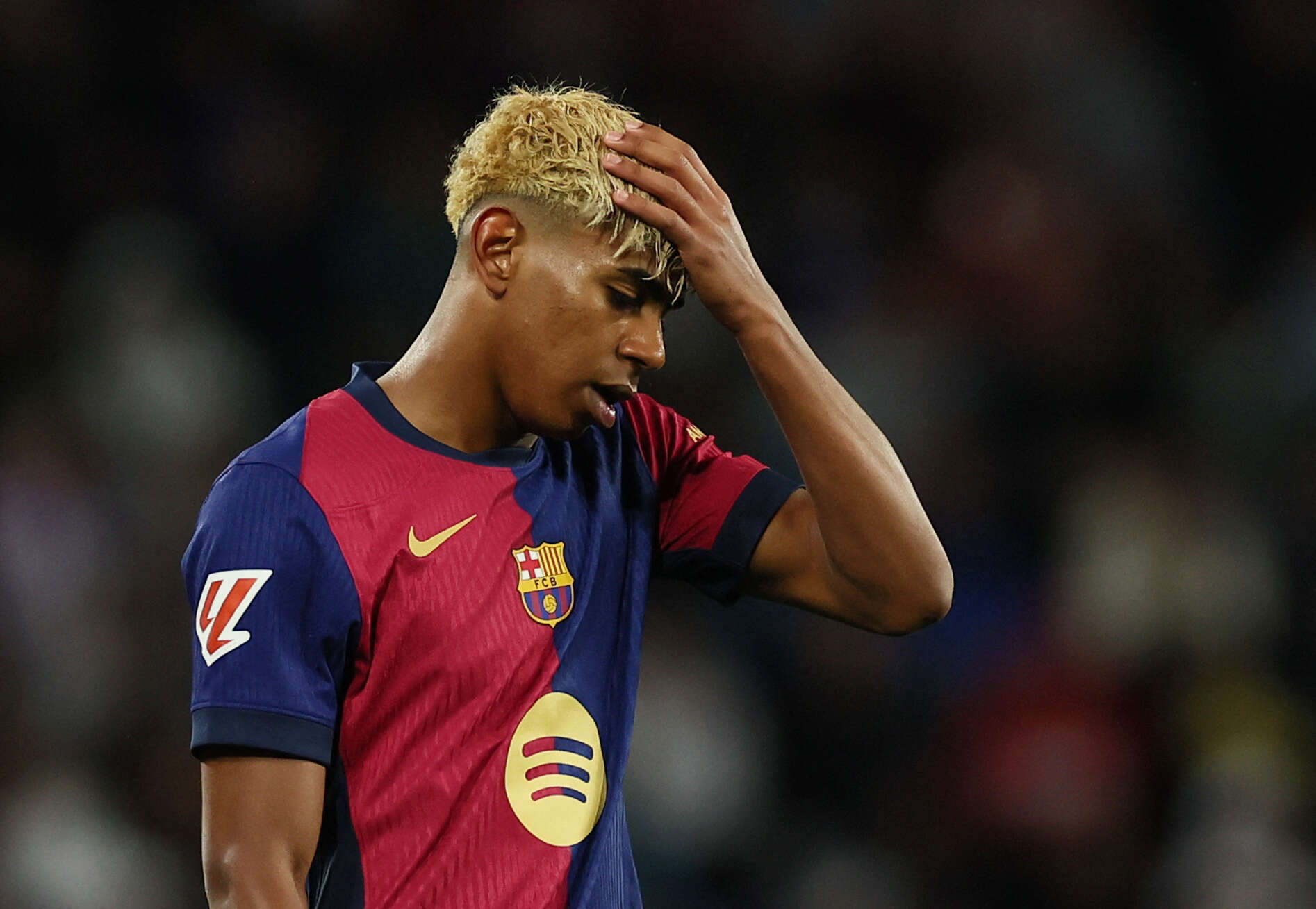 الإسباني لامين جمال نجم برشلونة