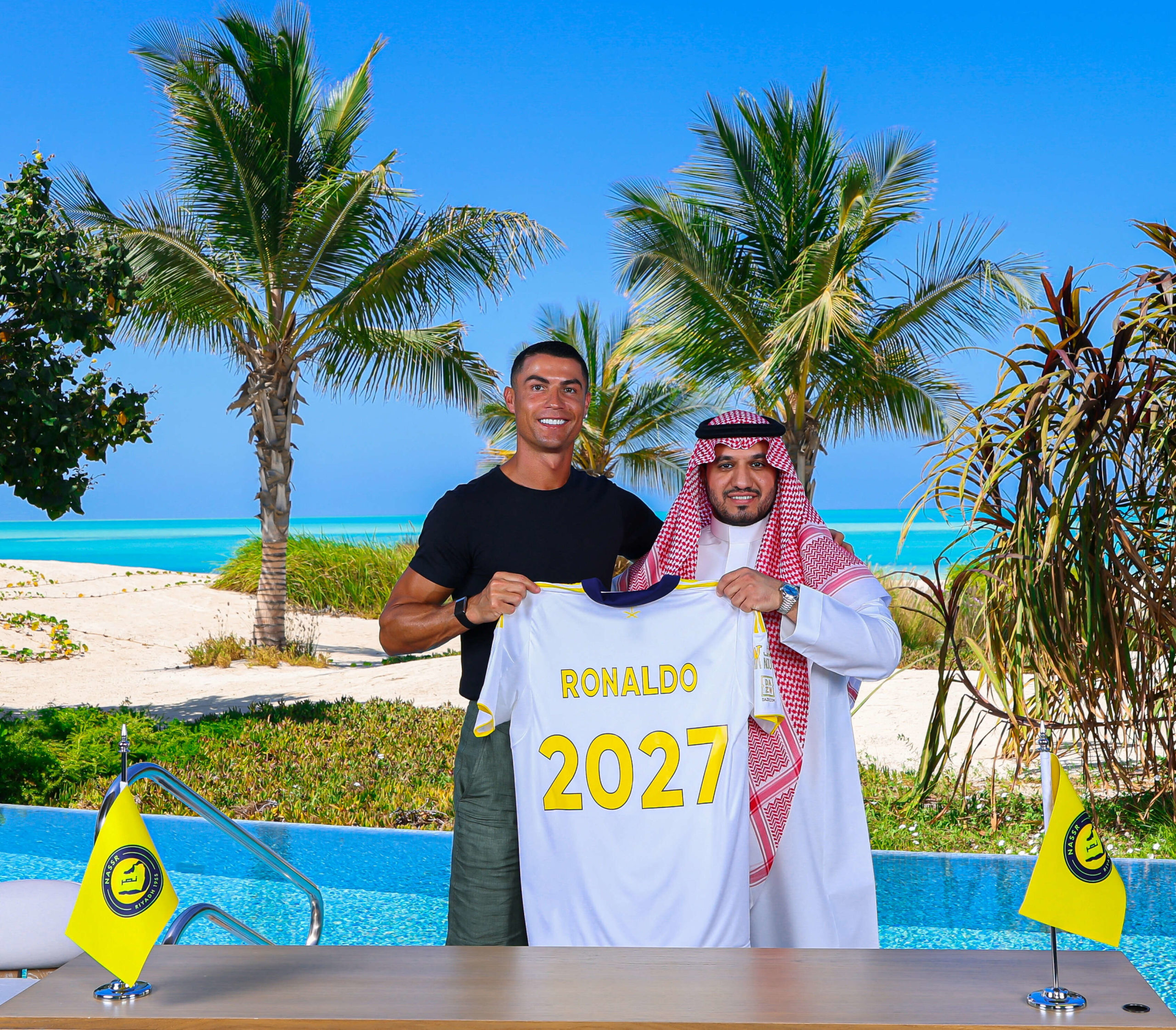 سيحمل النجم البرتغالي كريستيانو رونالدو ألوان نادي النصر السعودي