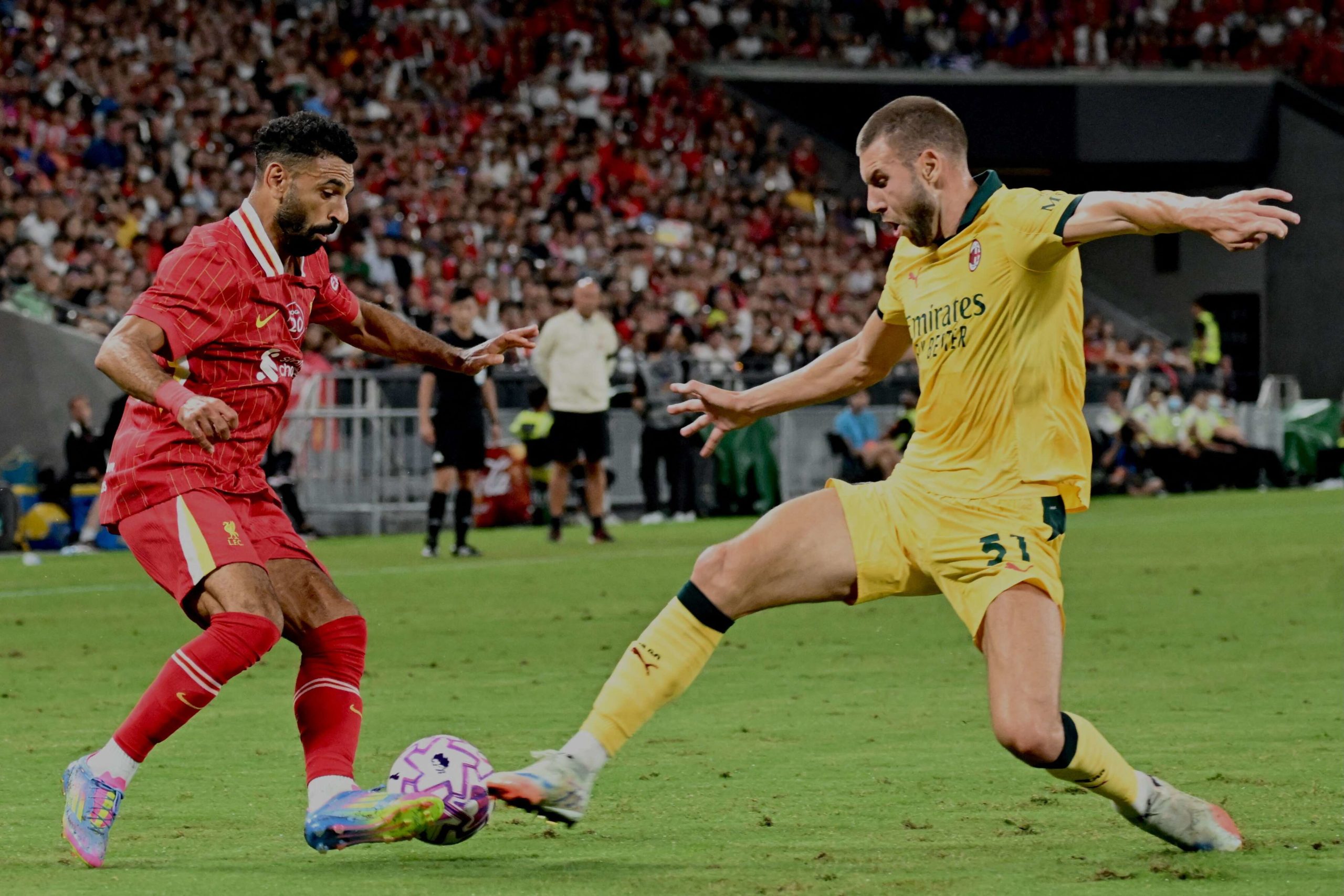 تغلب ميلان على ليفربول 4-2 في مباراة ودية