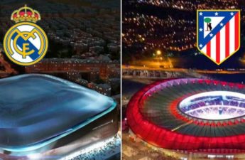 ميتروبوليتانو ملعب أتلتيكو و سانتياغو برنابيو ملعب ريال مدريد
