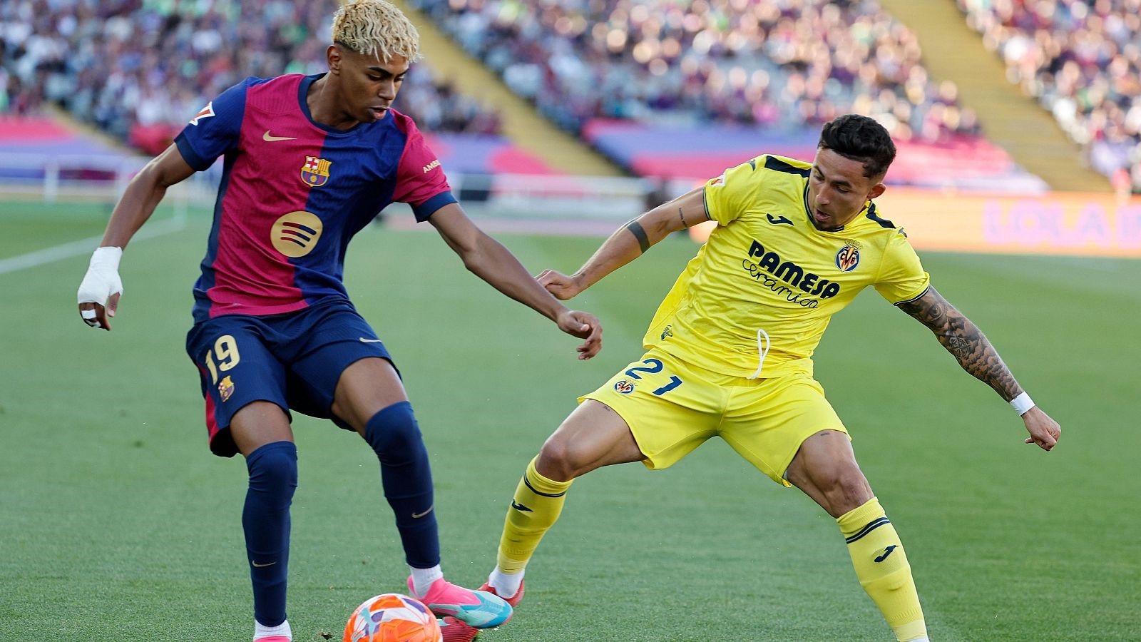 مباراة فياريال وبرشلونة