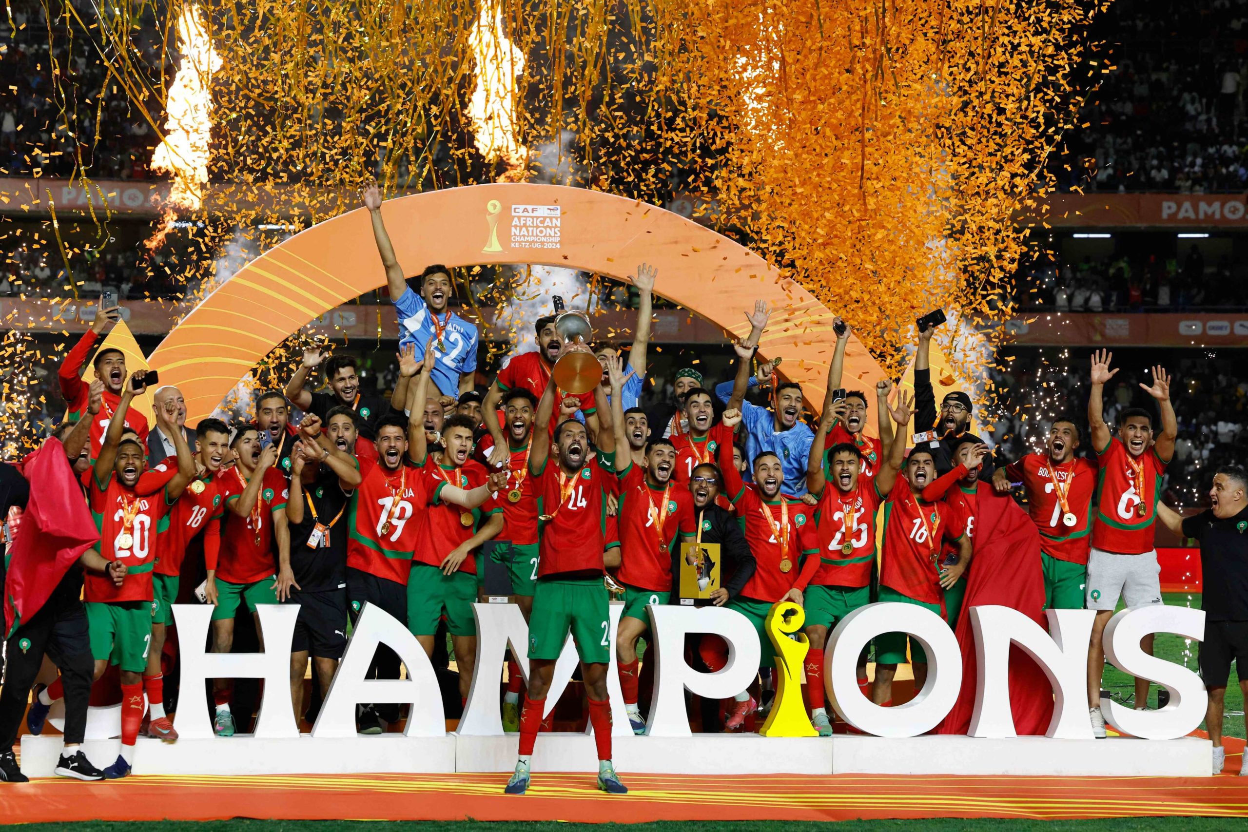 فوز المغرب بلقب كأس إفريقيا للمحليين CHAN